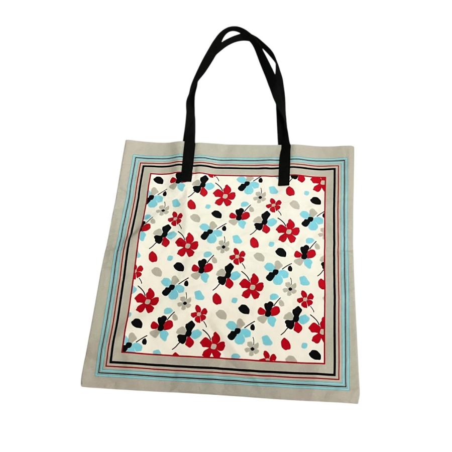 【新品未使用】MARNI マルニ バンダナプリントトートバッグ MARNI（マルニ） バンダナトートバッグ ホワイト×グレー