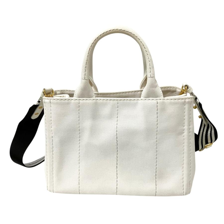 PRADA（プラダ） カナパトート 2WAYショルダーバッグ ホワイト