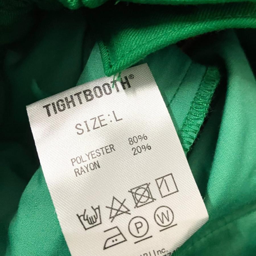 O*a様 TBPR タイトブースプロダクショングリーン スパンツ L TIGHTBOOTH PRODUCTION（タイトブースプロダクション） ベルトパンツ