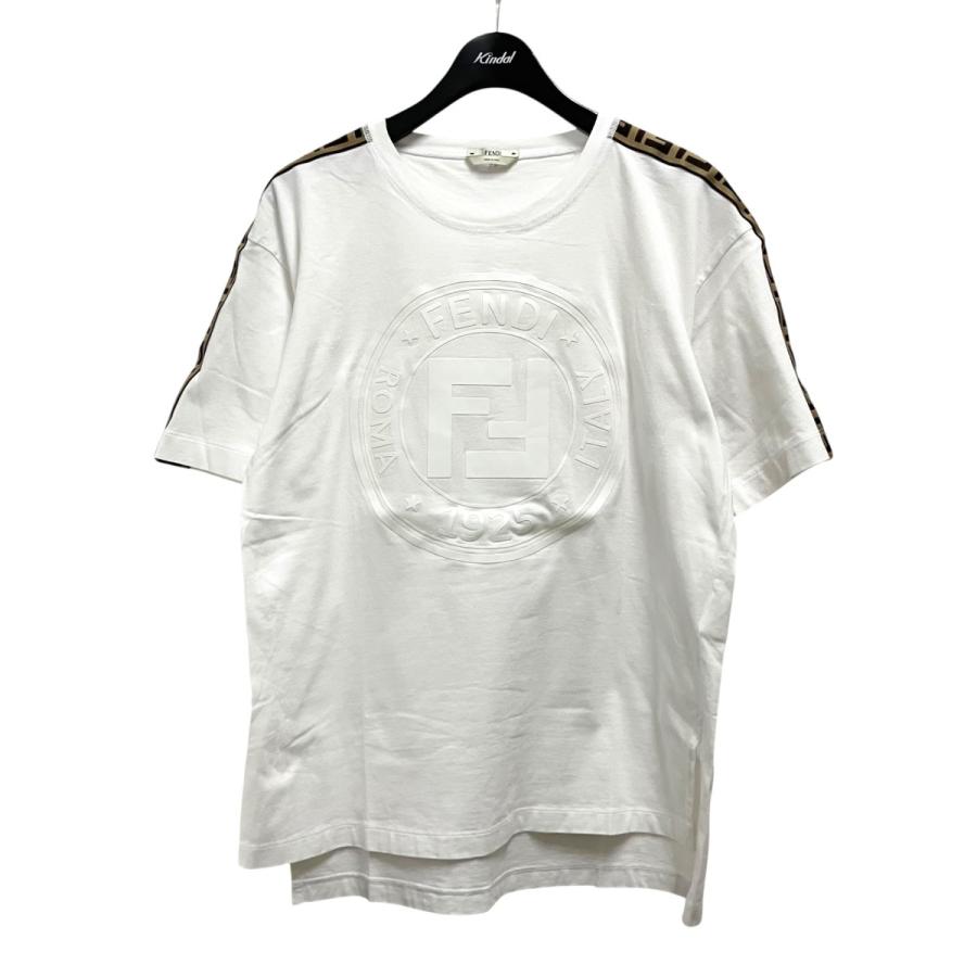 FENDI（フェンディ） 半袖Tシャツ FAF073 A8WI ホワイト サイズ：42 