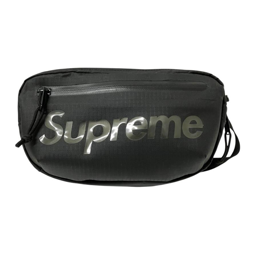Supreme ボディバッグ ブラック・ストライプ Supreme（シュプリーム） Supreme logo print bag ボディバッグ