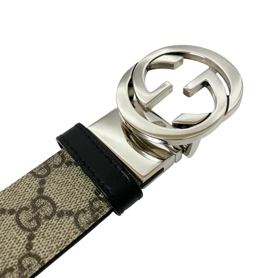 GUCCI（グッチ） インターロッキングG バックル付き リバーシブル