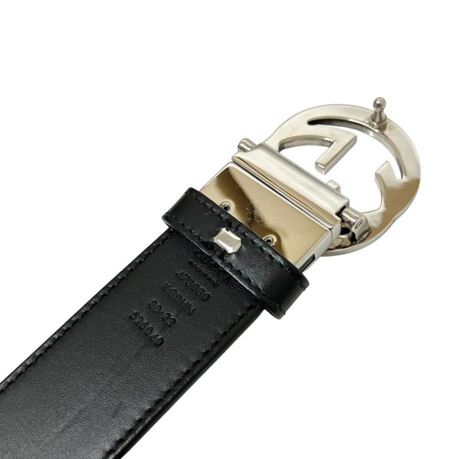 GUCCI（グッチ） インターロッキングG バックル付き リバーシブル