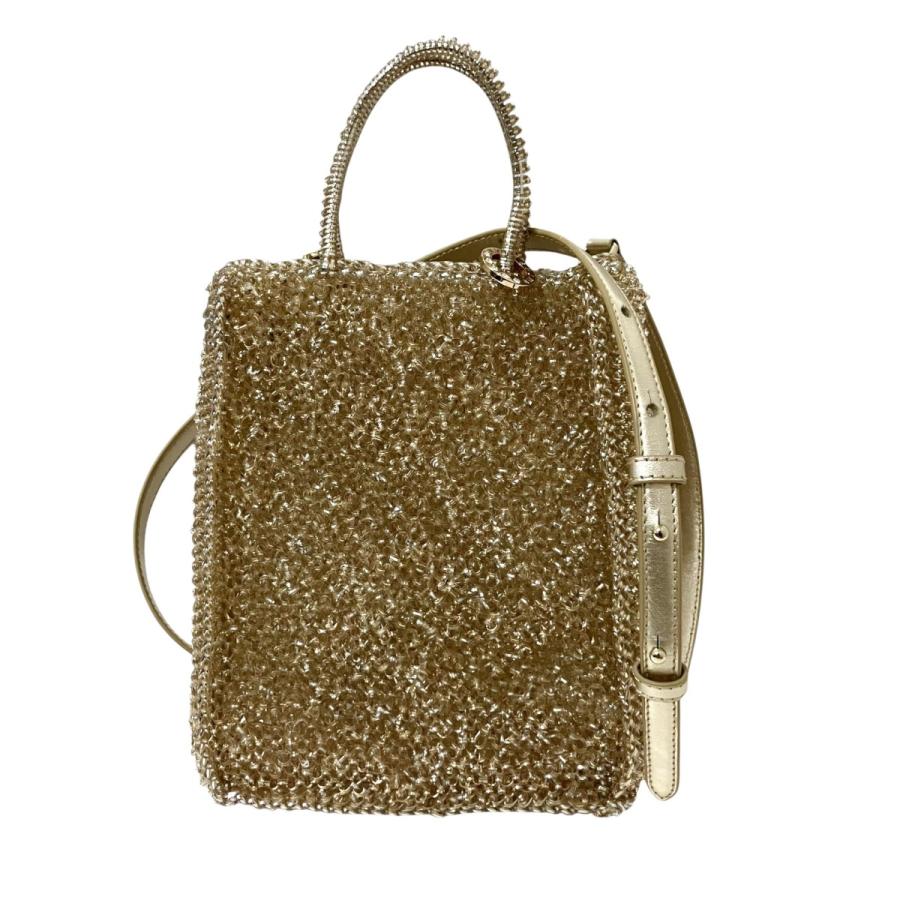 【美品】ANTEPRIMA ワイヤーバッグ　ゴールド ✨極美品✨ANTEPRIMA アンテプリマ ワイヤーバッグ ゴールド 【公式通販】