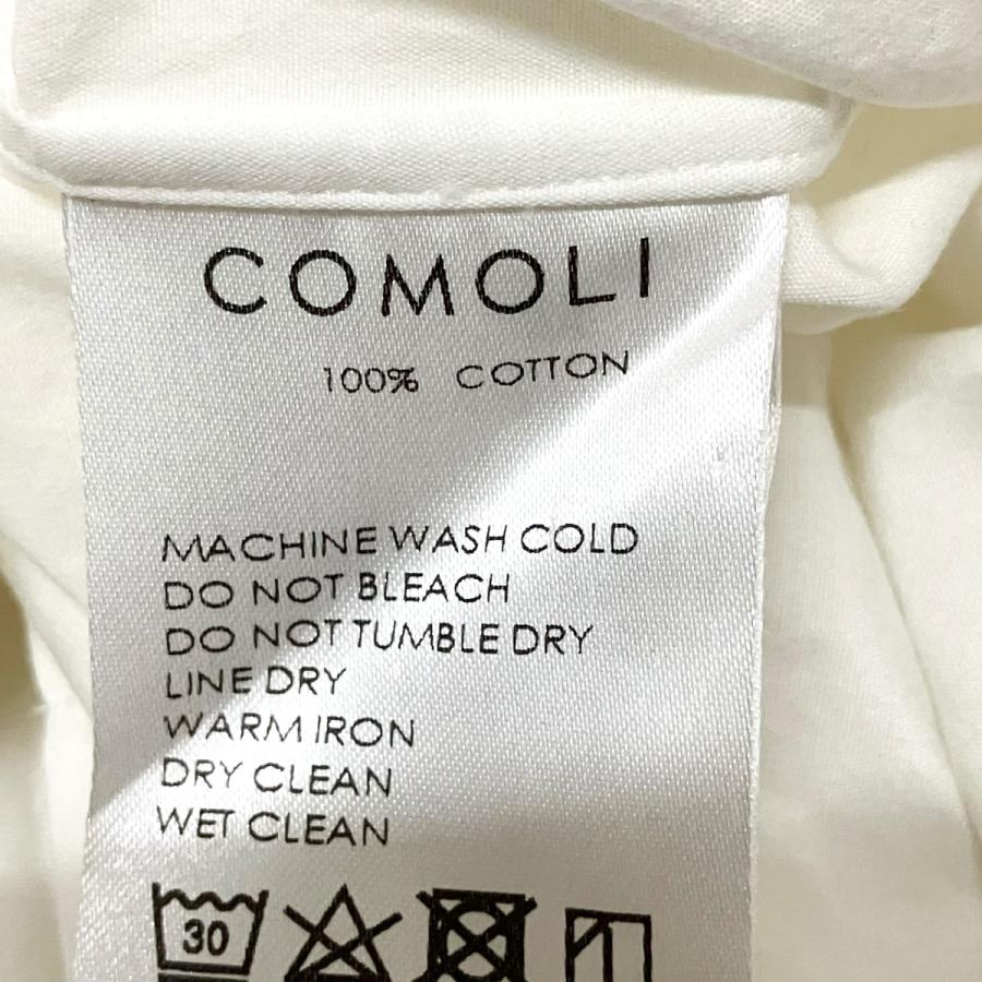 COMOLI（コモリ） バンドカラーシャツ M01 02002 ホワイト サイズ：0