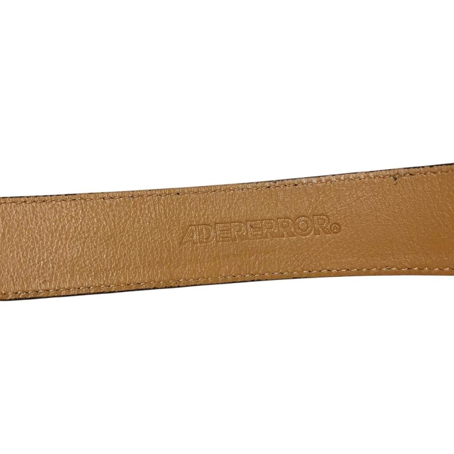ADER error（アーダーエラー） ADER error Fluic label belt レザー