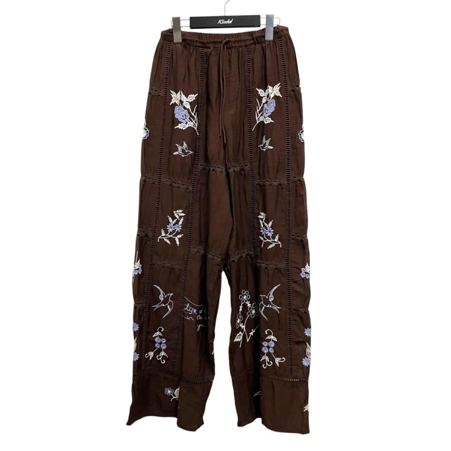 TODAYFUL トゥデイフル Embroidery Patchwork Trousers トラウザー