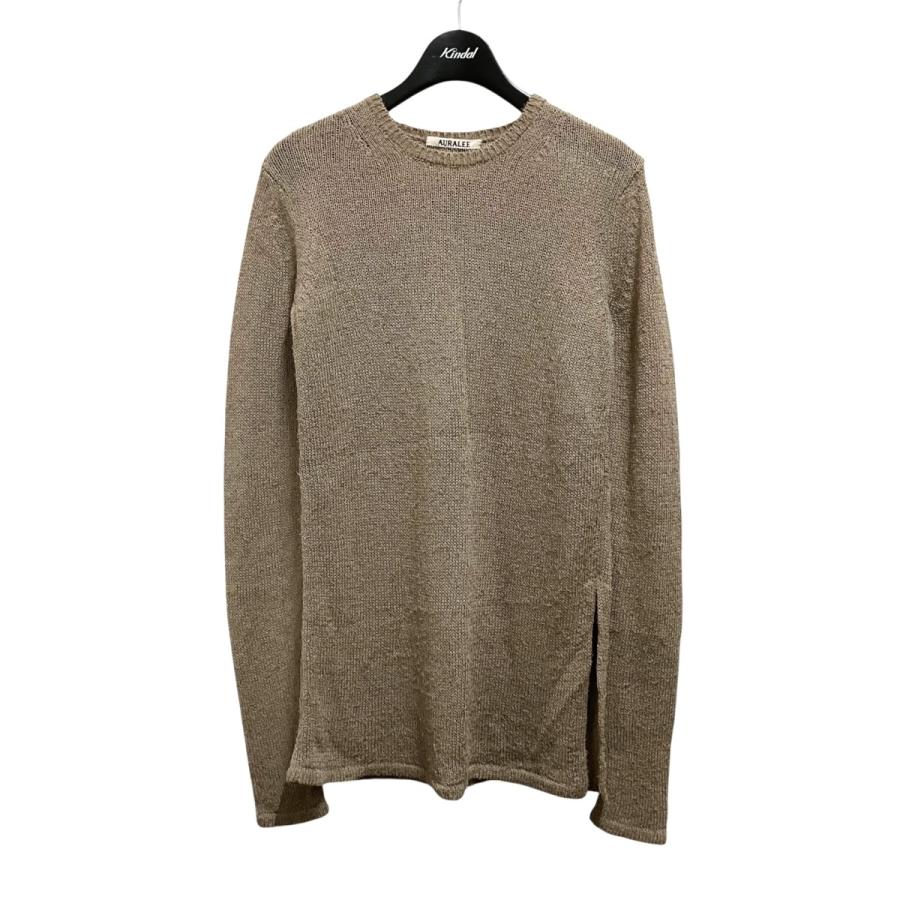 オーラリー AURALEE ニット AURALEE（オーラリー） AURALEE CRISP LOOP YARN KNIT P／O コットン