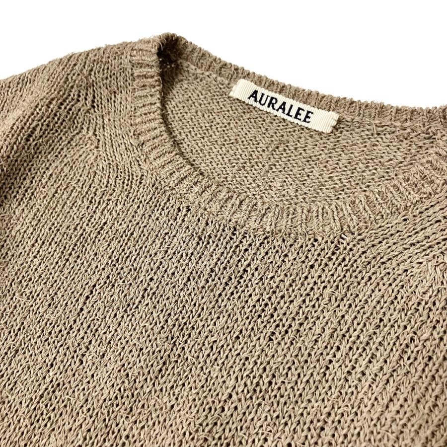 AURALEE（オーラリー） AURALEE CRISP LOOP YARN KNIT P／O コットン
