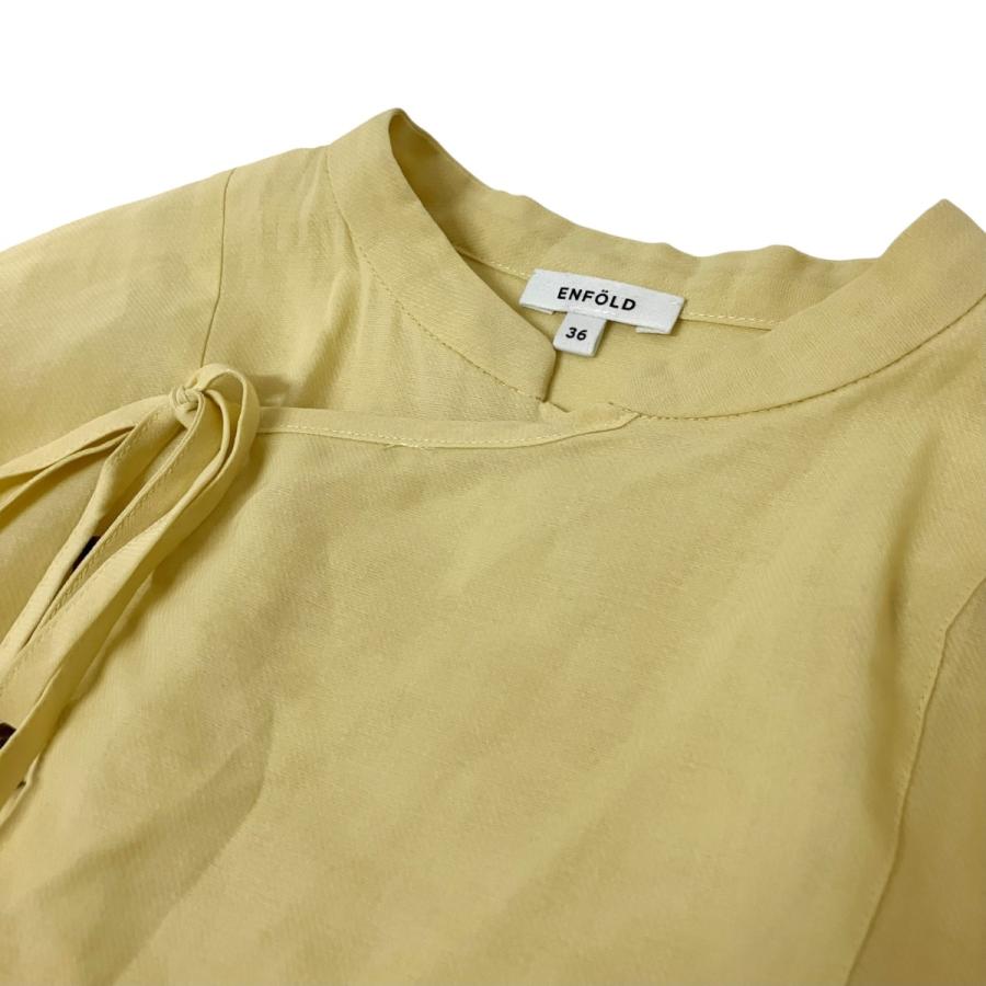 ENFOLD（エンフォルド） ENFOLD Sheer Twill ロングシャツ シアー