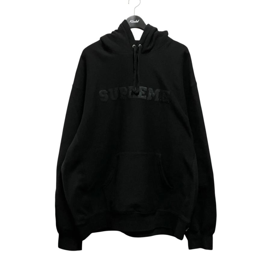 ※イチ※ SUPREME カレッジエイト フーディー ブラック　L Supreme（シュプリーム） Supreme Collegiate Hooded Sweatshirt プル