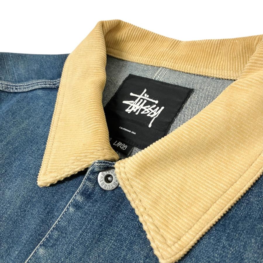 Stussy デニム カバーオール Lサイズ STUSSY（ステューシー） カバーオール インディゴ サイズ：L