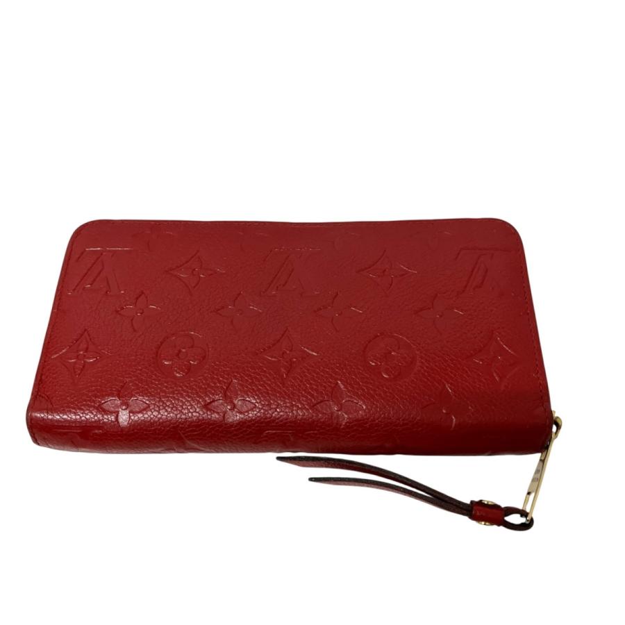 LOUIS VUITTON モノグラム 長財布 レッド LOUIS VUITTON（ルイ・ヴィトン） ジッピーウォレット モノグラム 長