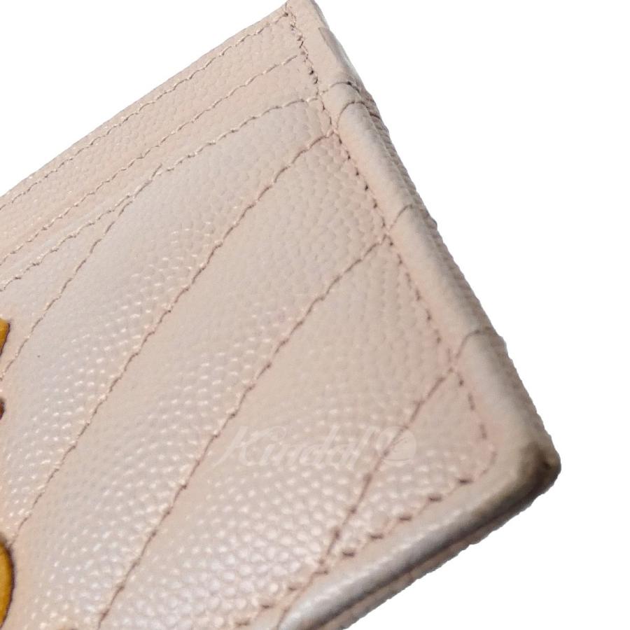 値下げ】SAINT LAURENT PARIS カードケース ピンクベージュ サイズ 