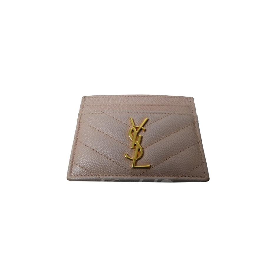 値下げ】SAINT LAURENT PARIS カードケース ピンクベージュ サイズ 