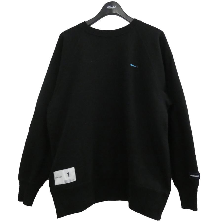 6月11日値下】DESCENDANT 「PE CREW NECK SWEARSHIRT」 ロゴ刺繍 