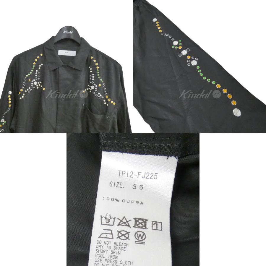 TOGA PULLA 【値下げ】TOGA 21AW ウエスタンシャツ ブラック サイズ 