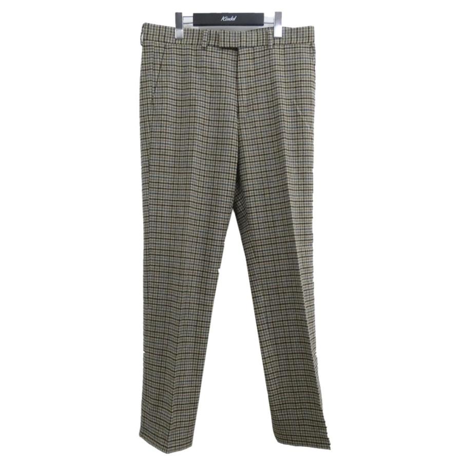 GUCCI チェックパンツ ブラウン サイズ：48 (原宿店) 211122