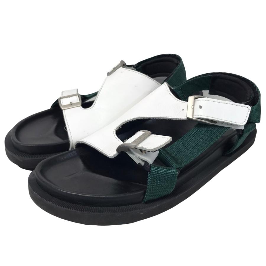 値下げ】sacai 19SS サンダル ブラック×ホワイト サイズ：42(27cm 