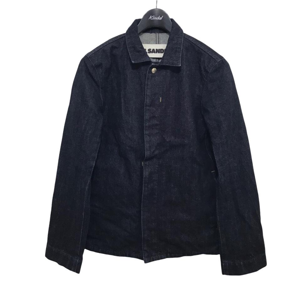 JIL SANDER PLUS デニムスリムジャケット インディゴ サイズ：34 (原宿 