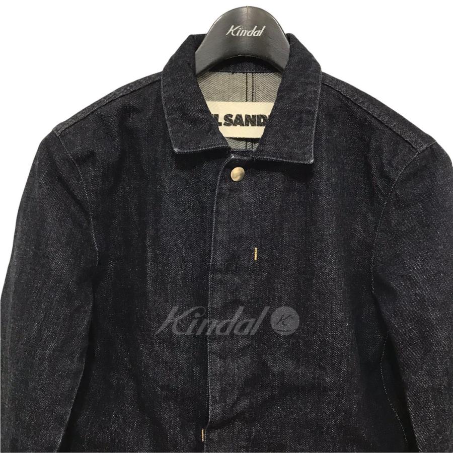 JIL SANDER PLUS デニムスリムジャケット インディゴ サイズ：34 (原宿 