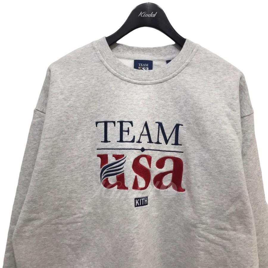 KITH 22SS 「Olympics Team USA Crewneck」スウェット グレー サイズ 