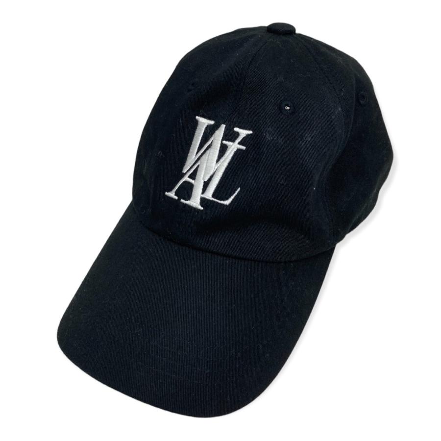 WOOALONG 【値下げ】WOOALONG ロゴキャップ ブラック サイズ：S (原宿  