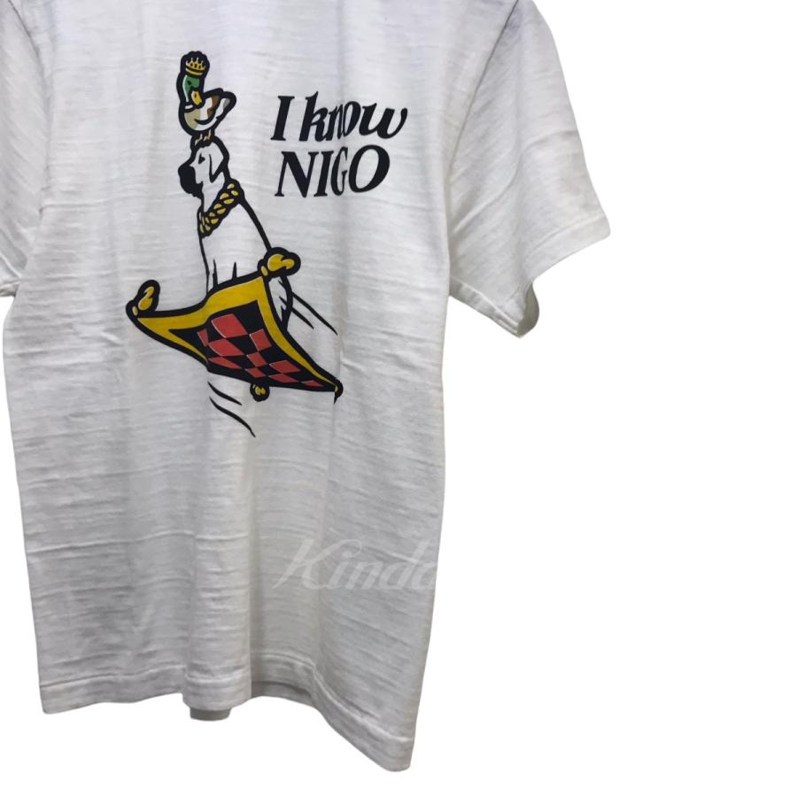 HUMAN MADE 「I KNOW NIGO T-SHIRT」ドッグプリントTシャツ ホワイト サイズ：S (原宿店) 220425