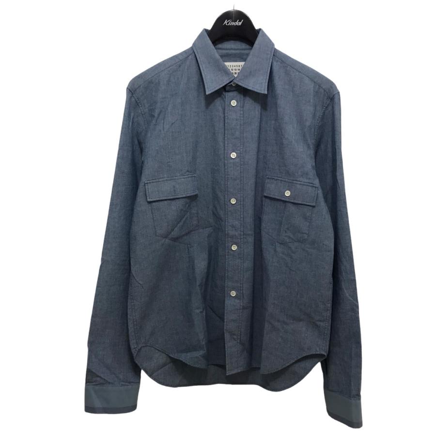 Maison Martin Margiela 10 15AW シャンブレーシャツ ライトインディゴ 