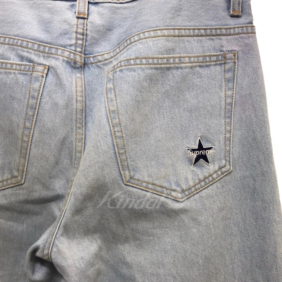 Supreme SUPREME 18SS 「Washed Regular Jean」ウォッシュスターパッチ 