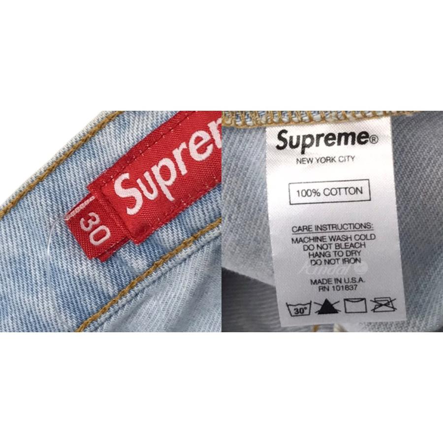 Supreme SUPREME 18SS 「Washed Regular Jean」ウォッシュスターパッチ 