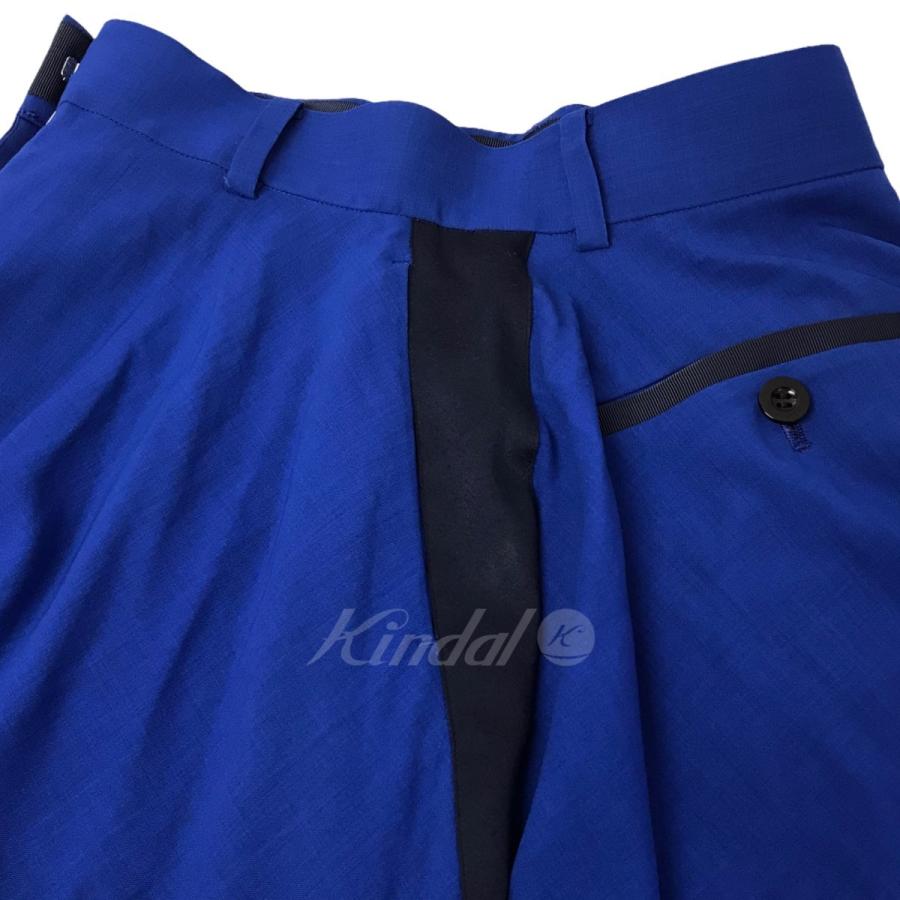 値下げ】sacai 21AW 「SUITING SKIRT」スーチングスカート ブルー  