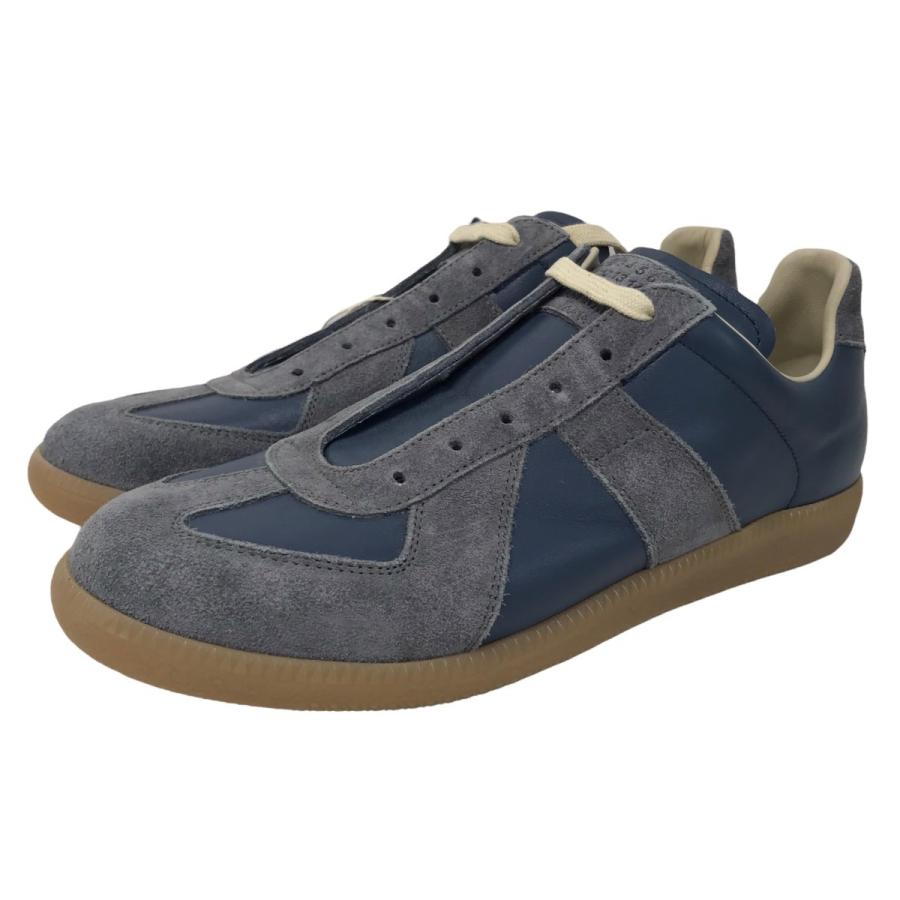 Maison Margiela 22 ジャーマントレーナー スニーカー ネイビー Maison Margiela 22 ジャーマントレーナー スニーカー ネイビー