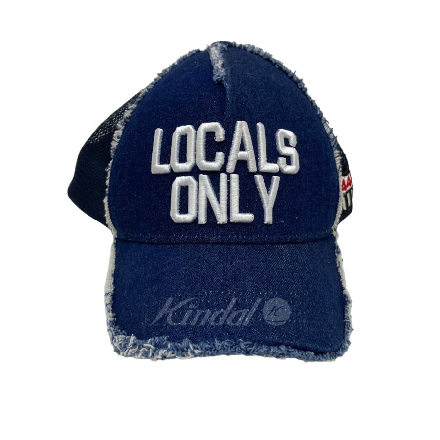 ヨシノリコタケ YOSHINORI KOTAKE デニムキャップ　「LOCALS ONLY」 インディゴ｜kindal｜02