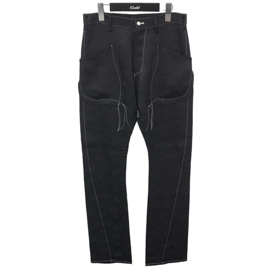 値下げ】sulvam 22SS「Stitch slim flare pants」ステッチスリムフレア 