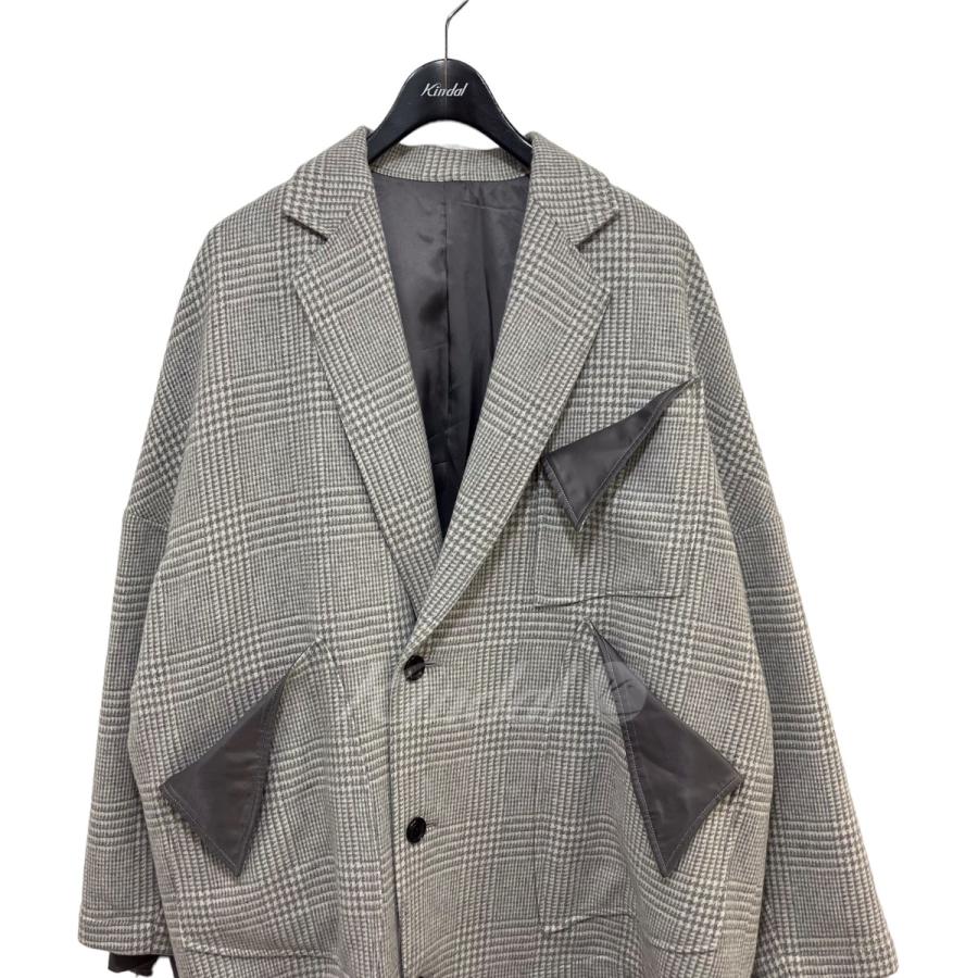 再入荷！】 カインドオルYahoo 店sulvaｍ 22AW PLAID SHORT OVER COAT