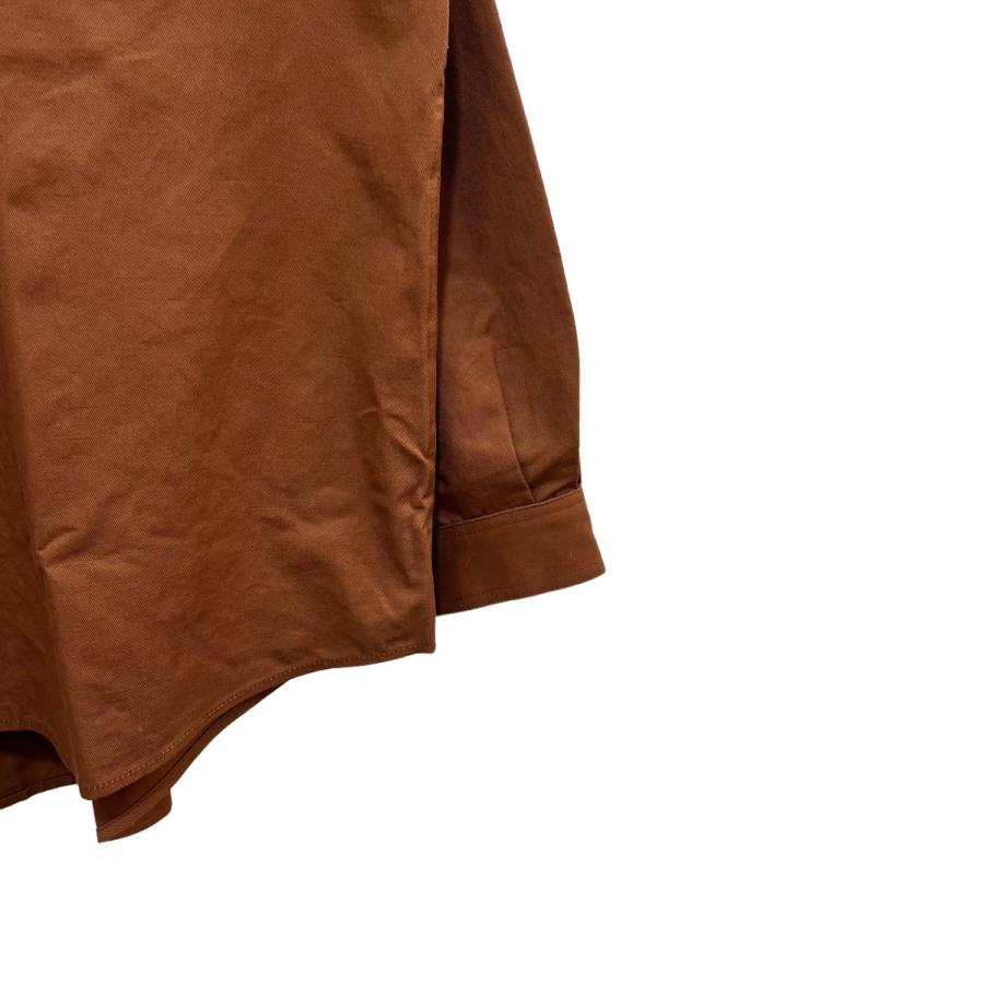 【値下げ】Varde77 20AW WIDE CUTBACK SHIRTS ワイドカットバックシャツ ブラウン サイズ：ONE (EC)｜kindal｜04