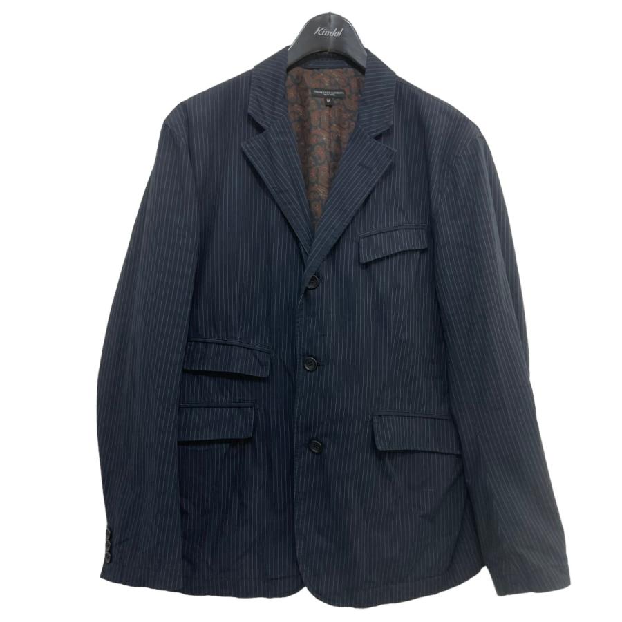 値下げ】Engineered Garments ペイズリーライニングコットンストライプ 