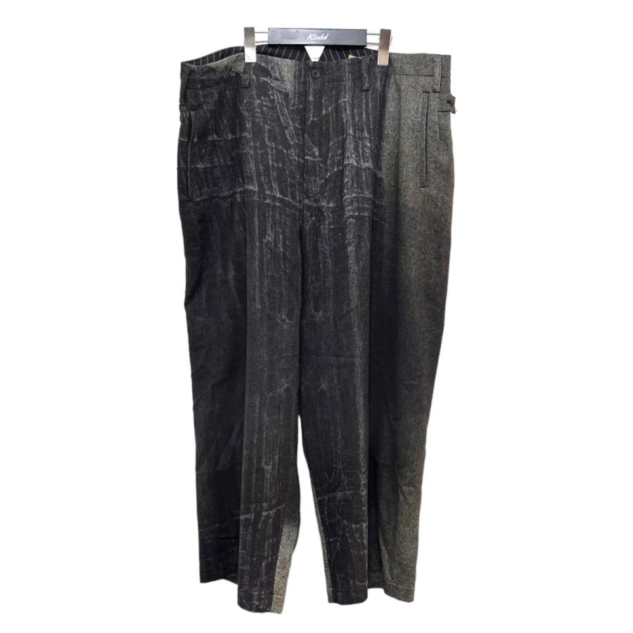 値下げ】YOHJI YAMAMOTO pour homme 22AW HE-P75-15 パンツ ブラック