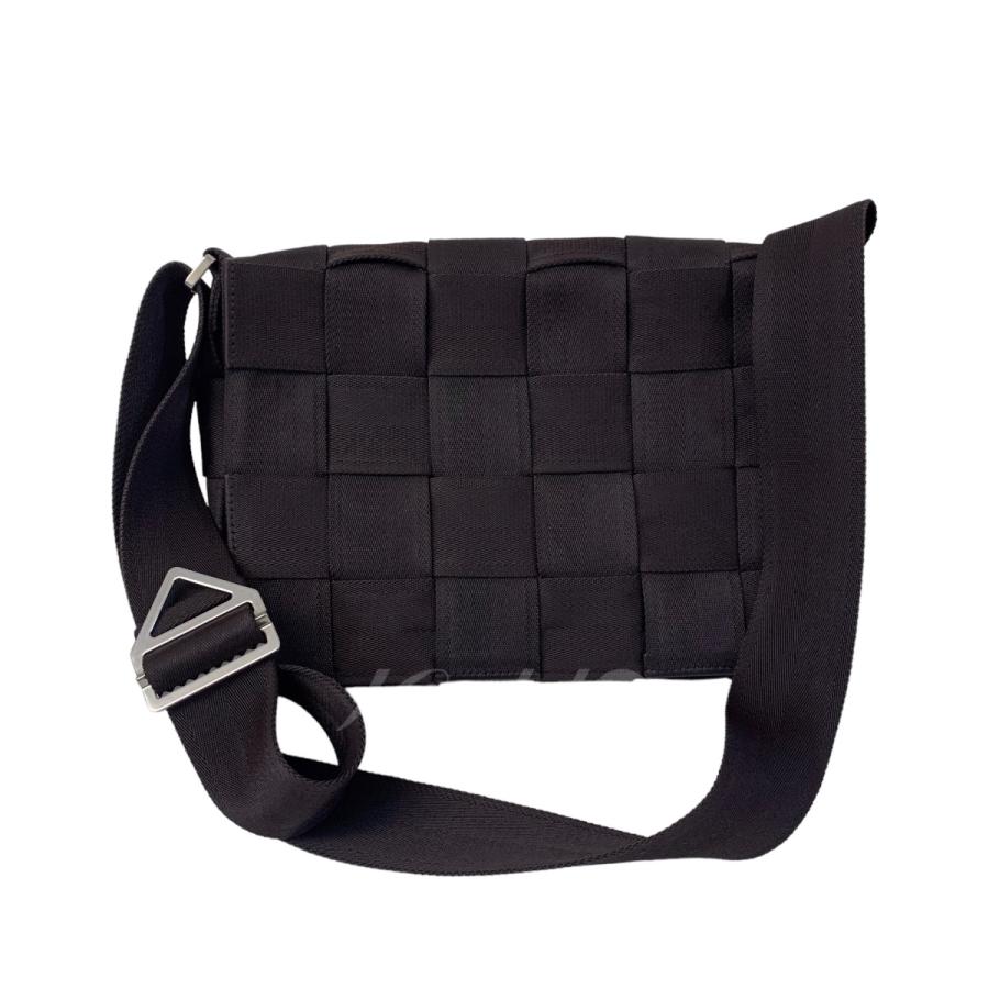 値下げ】BOTTEGA VENETA ウェビングカセット ショルダーバッグ ダーク  