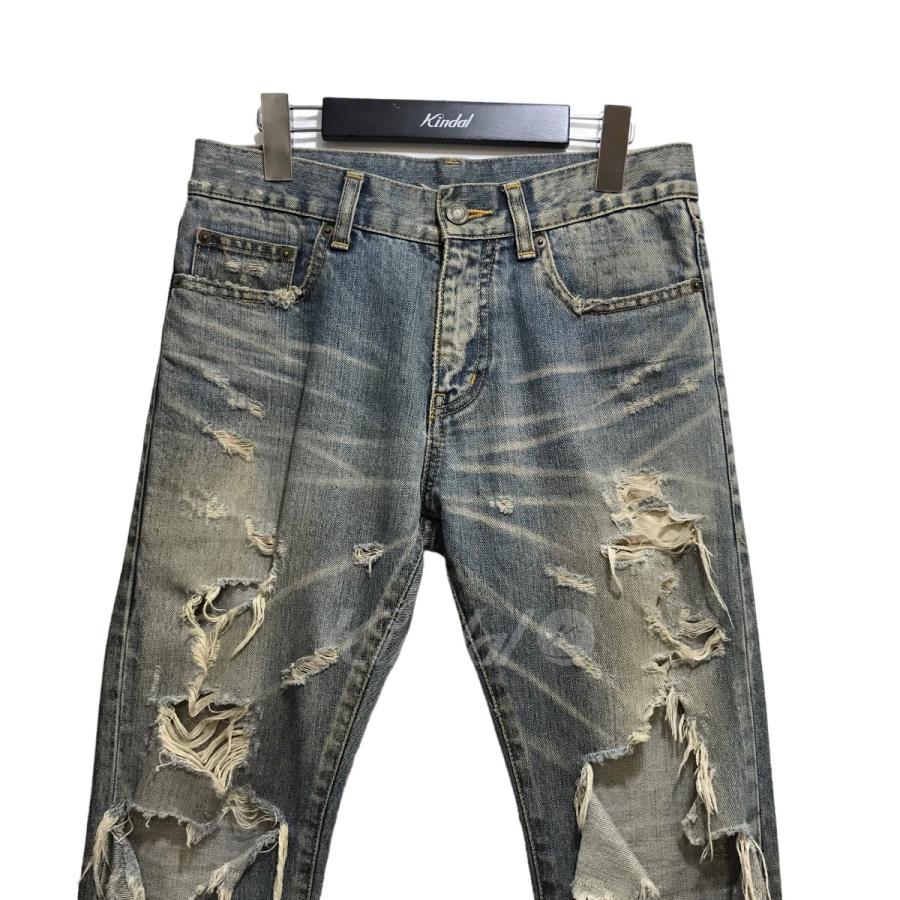 値下げ】SAINT LAURENT PARIS 13AW デストロイクラッシュ加工スキニー 