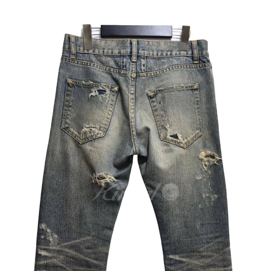 値下げ】SAINT LAURENT PARIS 13AW デストロイクラッシュ加工スキニー 