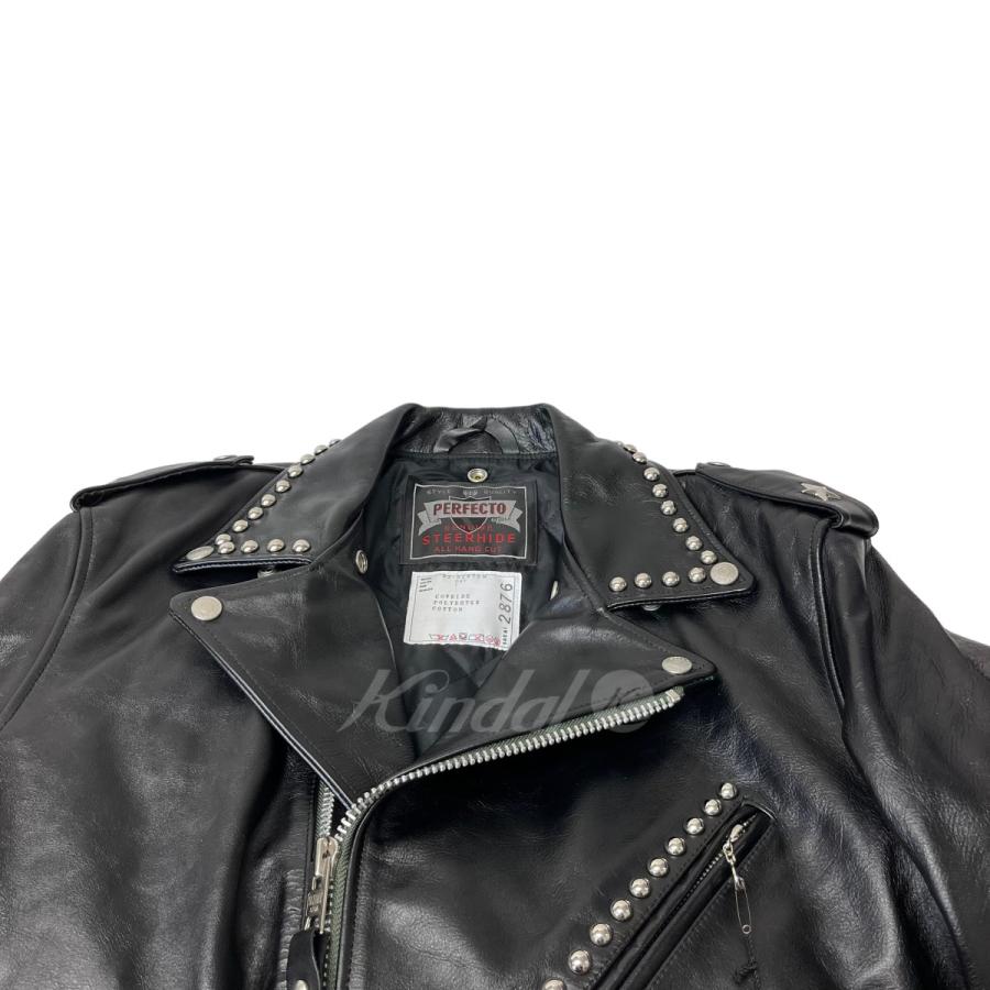 サイズ1 SACAI 22AW Schott レザーライダースジャケット