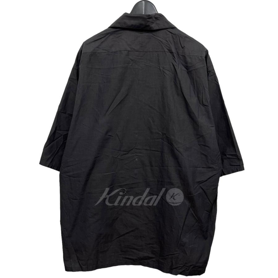 ブラームス blurhms 2023SS「Chambray Open-collar Shirt」シャンブレーオープンカラーシャツ ブラック サイズ：2｜kindal｜02