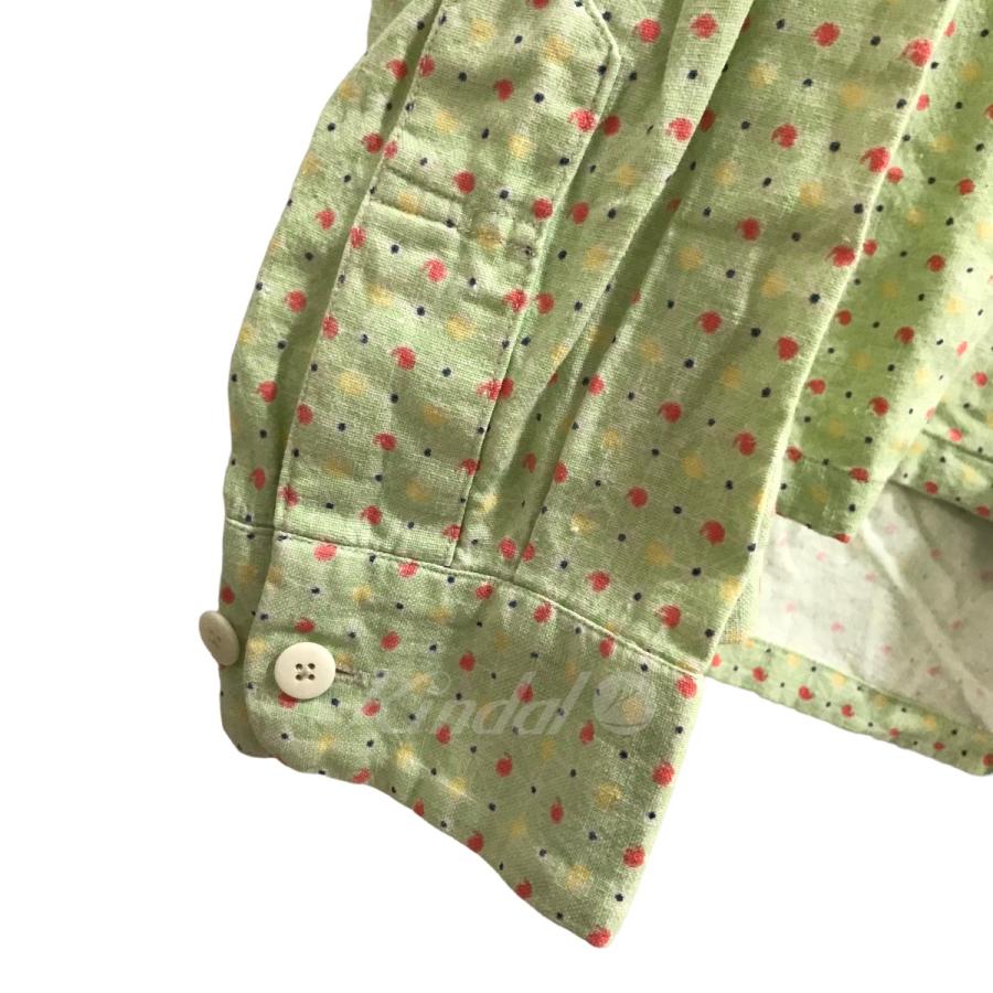 visvim ビズビム VISVIM 23SS「BOOMER KHADI LONG SLEEVE」ドット 