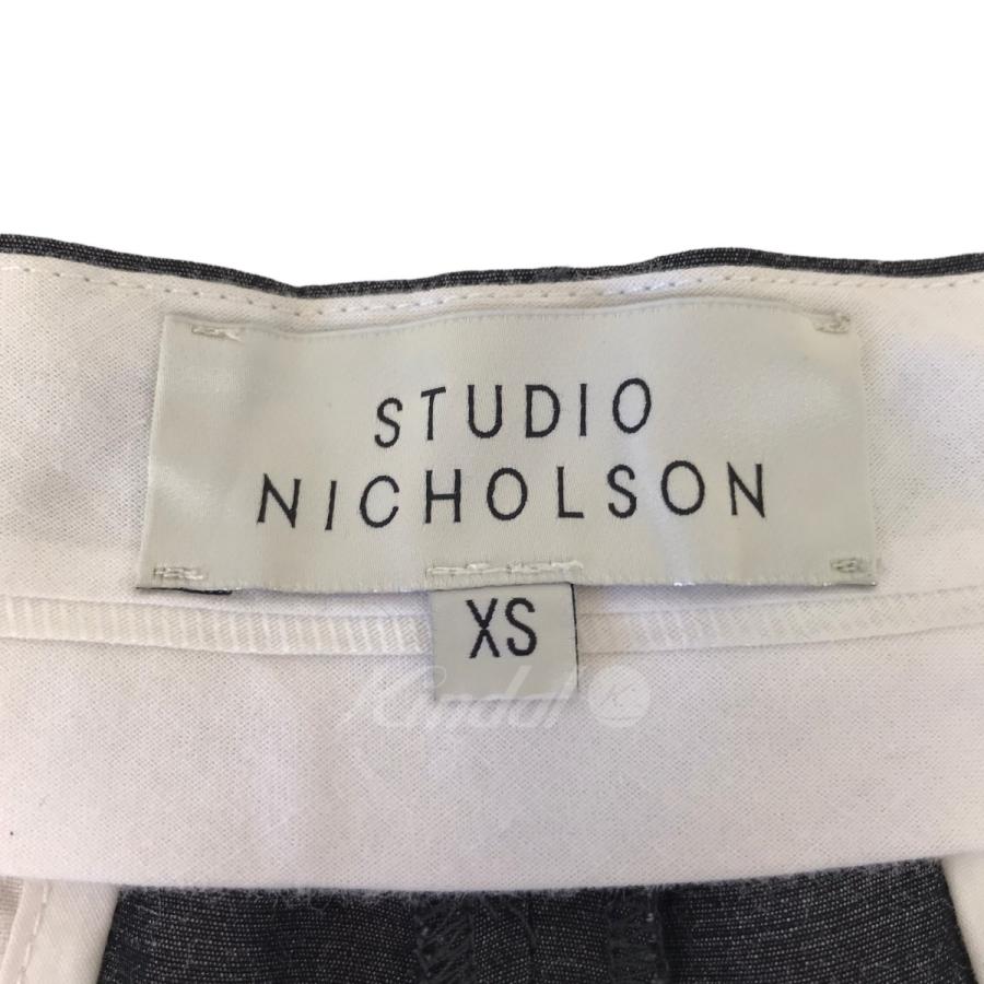 値下げ】STUDIO NICHOLSON 「“JEFFERSON” DOUBLE PLEAT PANT」ダブル 