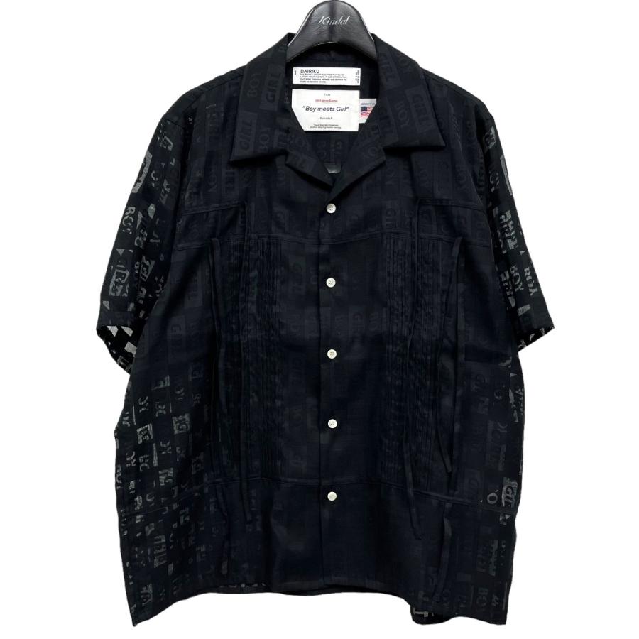 ダイリク DAIRIKU 2022SS 「LOVE Open Collar Shirt 」 ラブオープン 