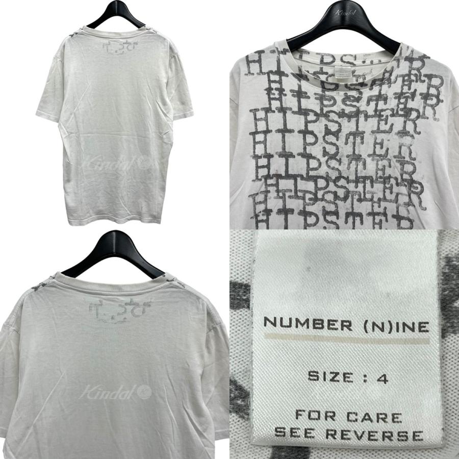 ナンバーナイン NUMBER (N)INE 「HIPSTER T 4」 Tシャツ ホワイト 