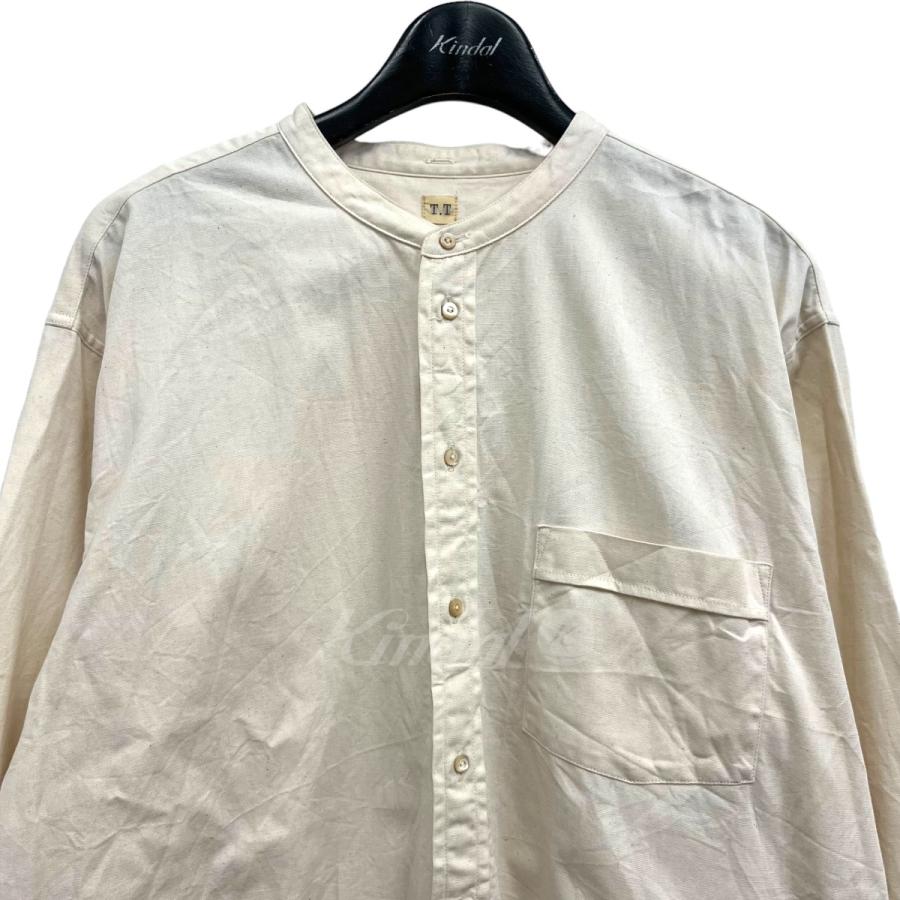タイガタカハシ Taiga Takahashi 「BAND COLLAR SHIRT」バンドカラー 