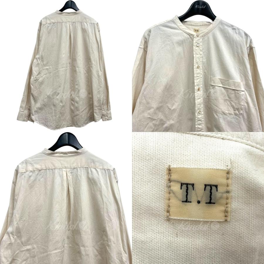 タイガタカハシ Taiga Takahashi 「BAND COLLAR SHIRT」バンドカラー 